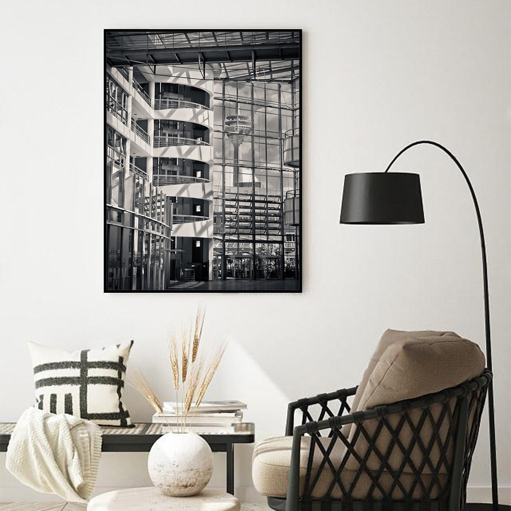 Modern Architectural Canvas Wall Art