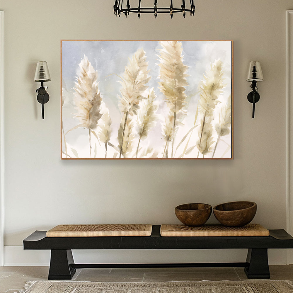 Golden Wheat Fields Canvas Wall Art