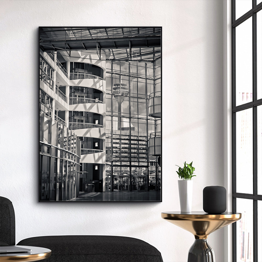 Modern Architectural Canvas Wall Art