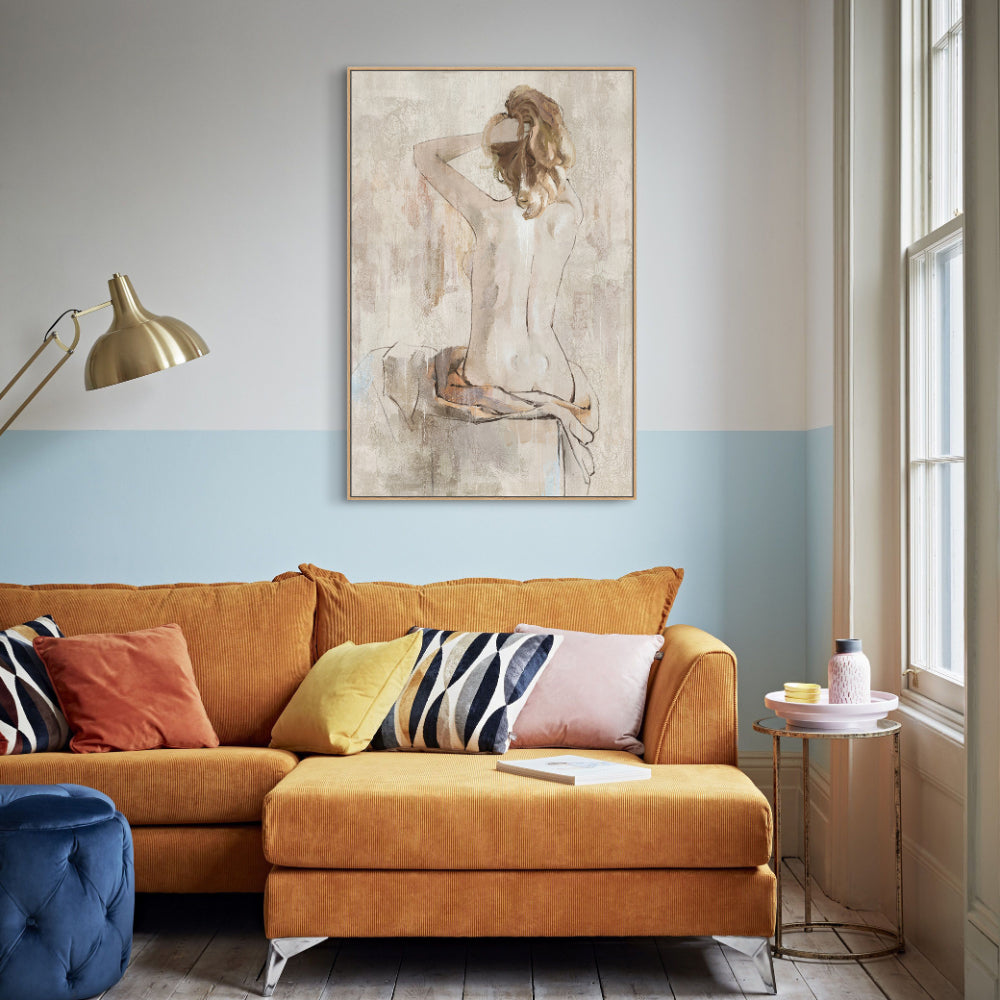 Graceful Silhouette Modern Minimalist Figurative Canvas Wall Art