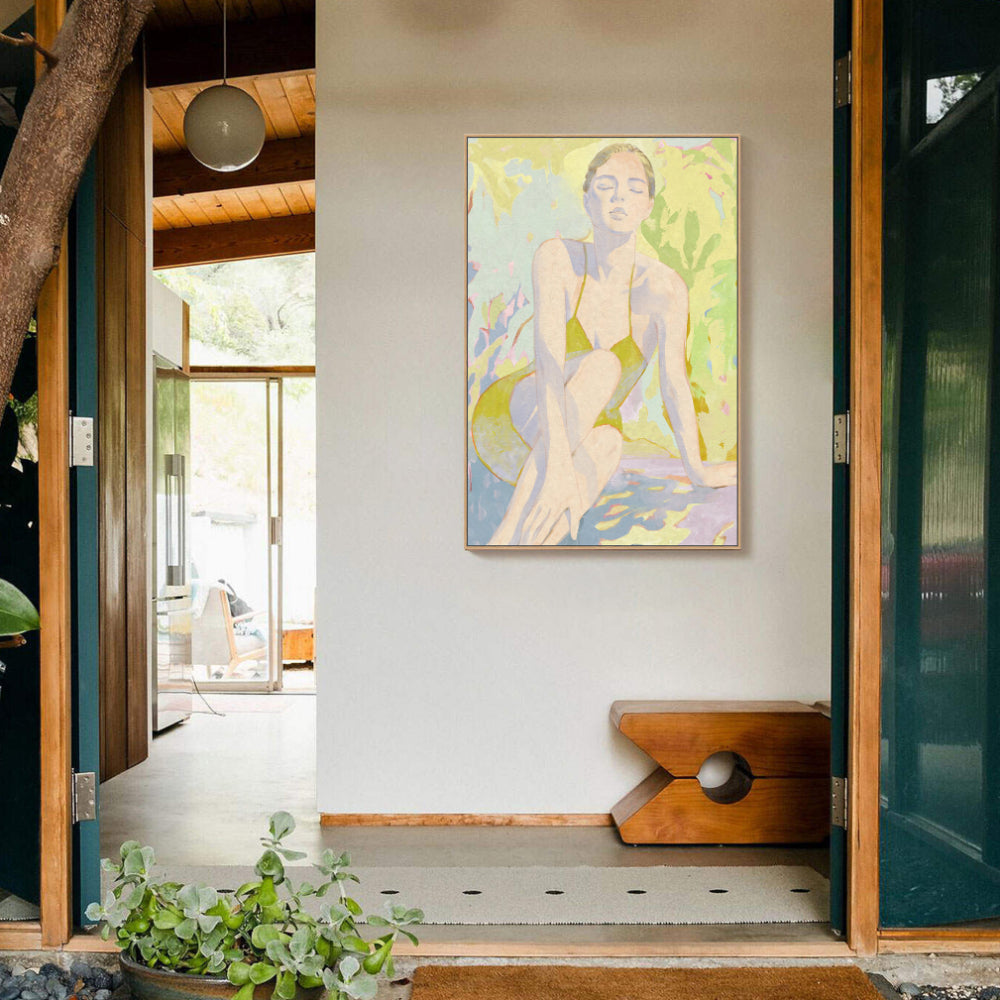 Serene Sunlit Bliss Canvas Wall Art