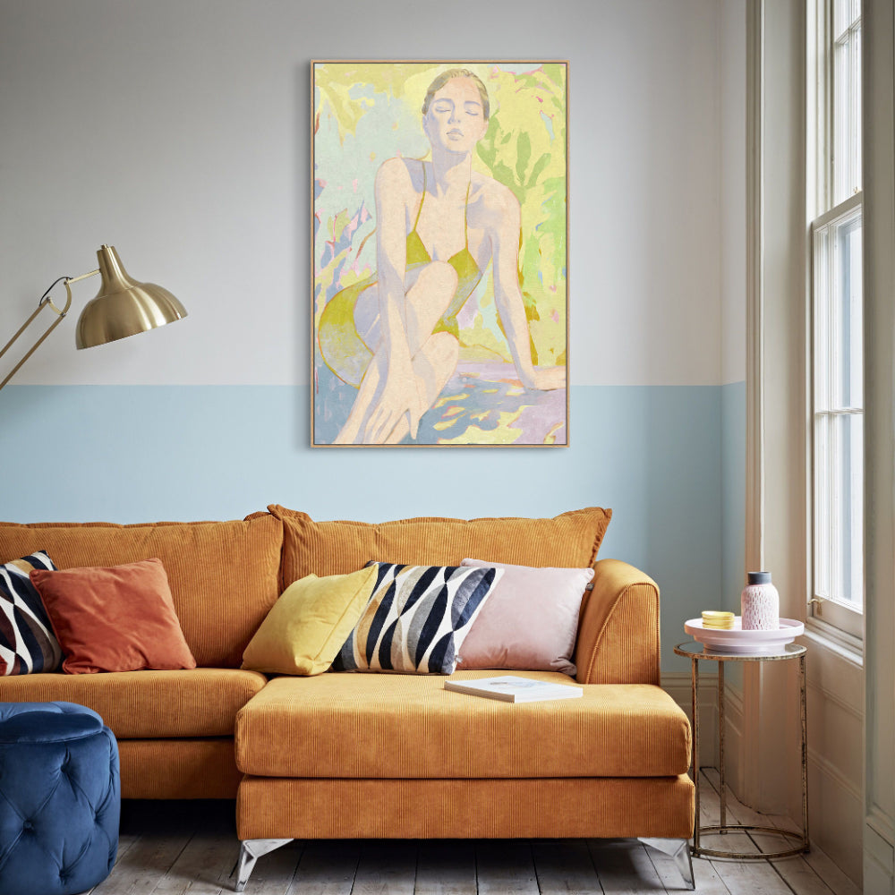 Serene Sunlit Bliss Canvas Wall Art