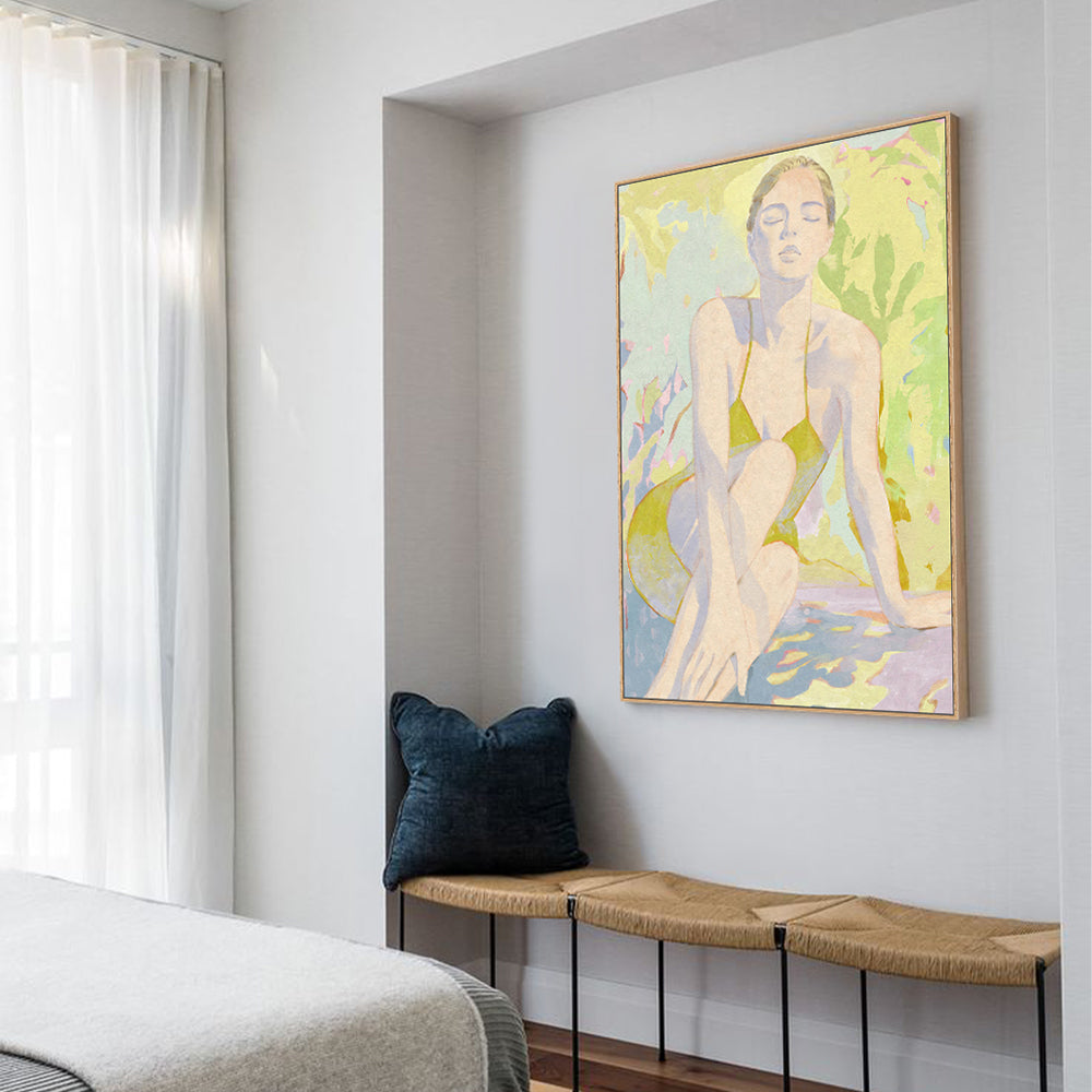 Serene Sunlit Bliss Canvas Wall Art