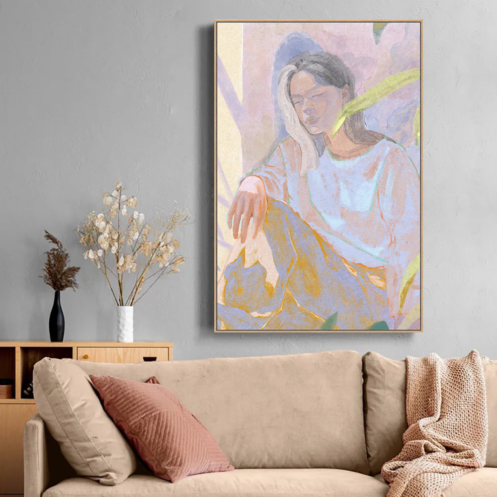 Serene Sunlit Bliss Canvas Wall Art