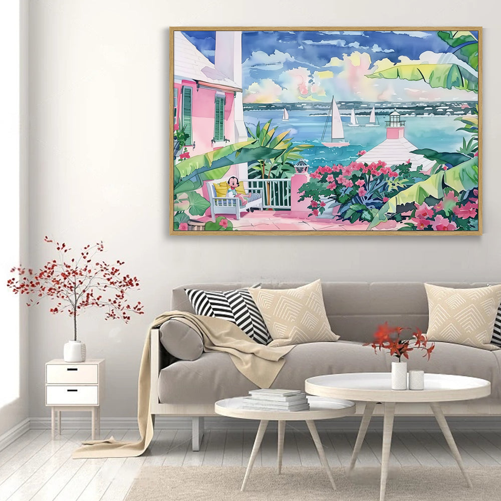 Tropical Paradise Canvas Wall Art