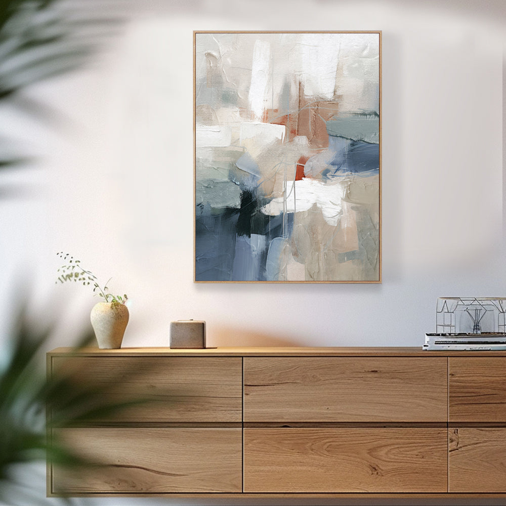Modern Serenity Abstract Canvas Wall Art
