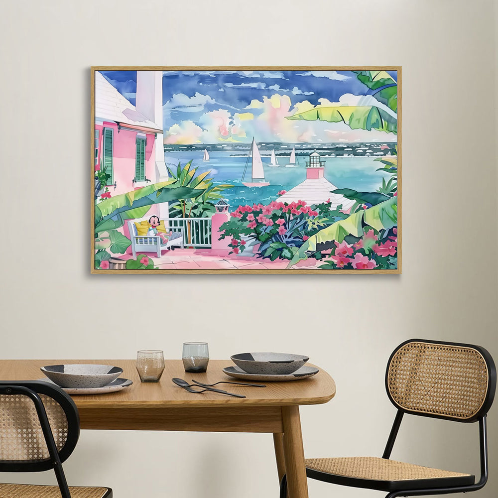 Tropical Paradise Canvas Wall Art