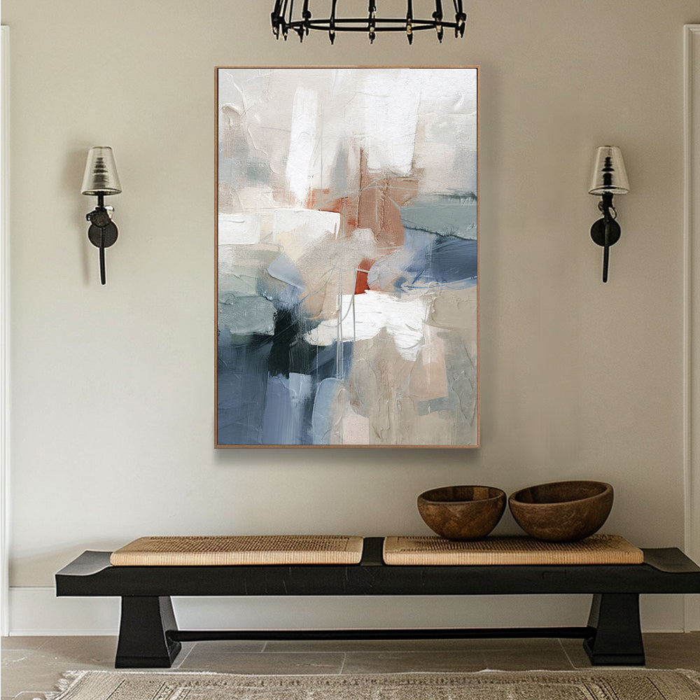 Modern Serenity Abstract Canvas Wall Art