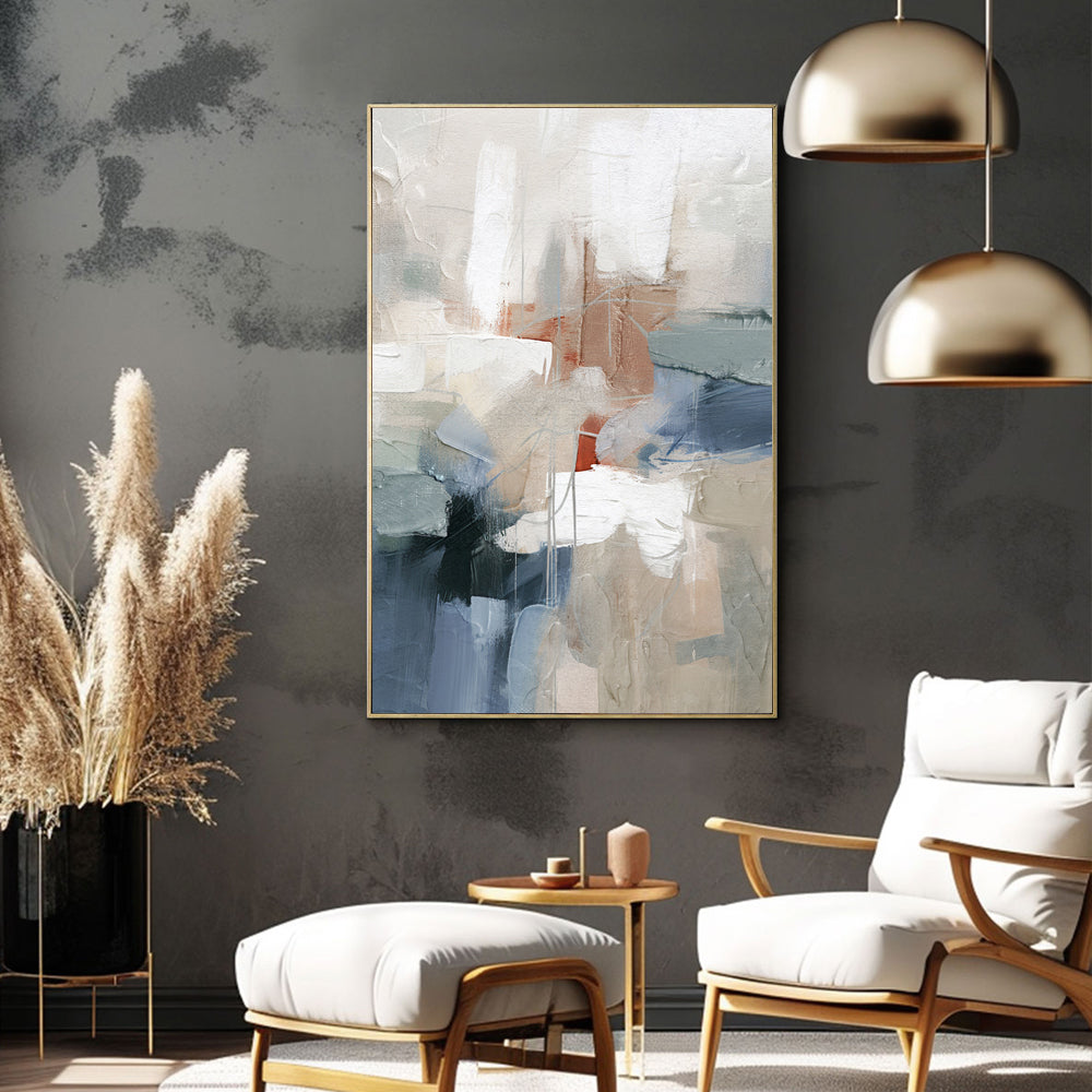 Modern Serenity Abstract Canvas Wall Art