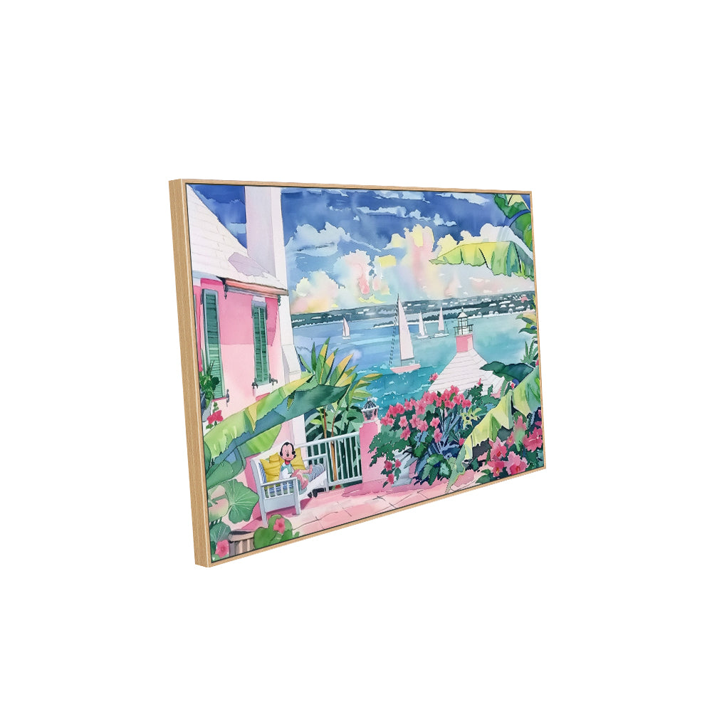 Tropical Paradise Canvas Wall Art