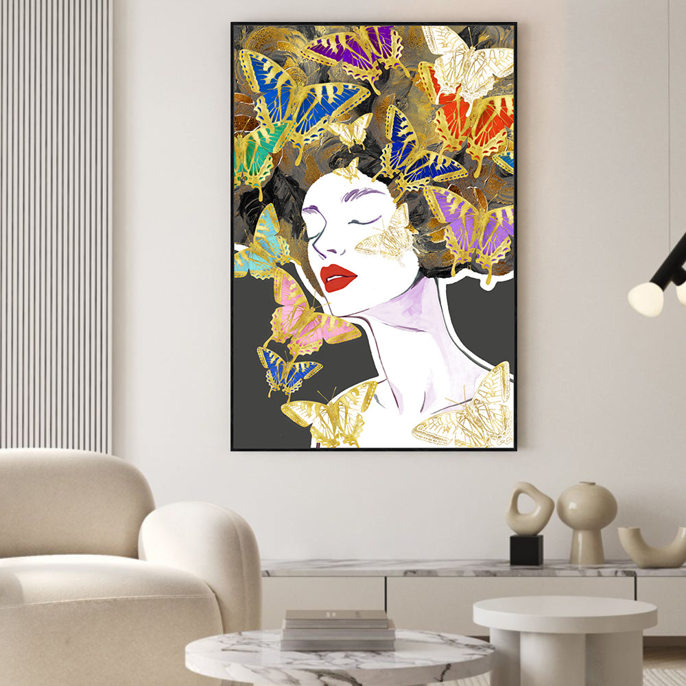 Butterfly Dreams And Whimsical Beauty Canvas Wall Art