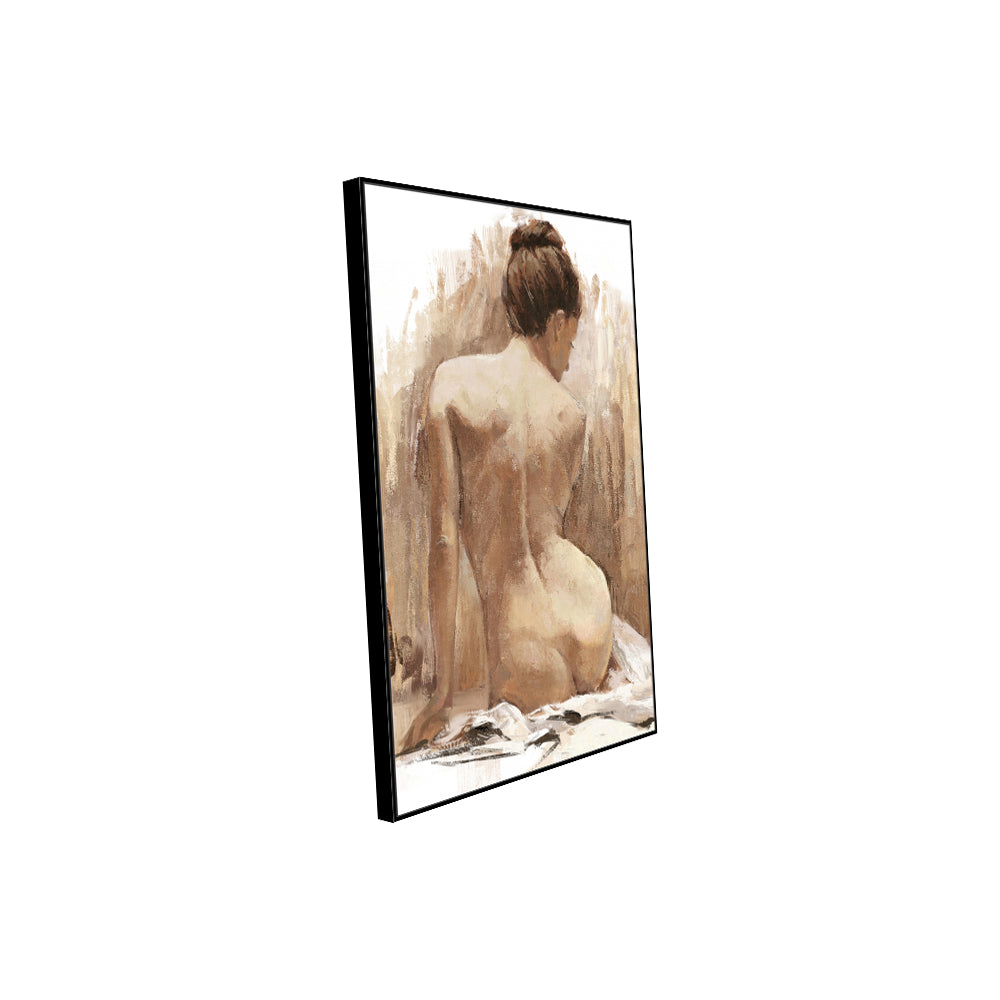 Timeless Elegance - Nude Canvas Wall Art