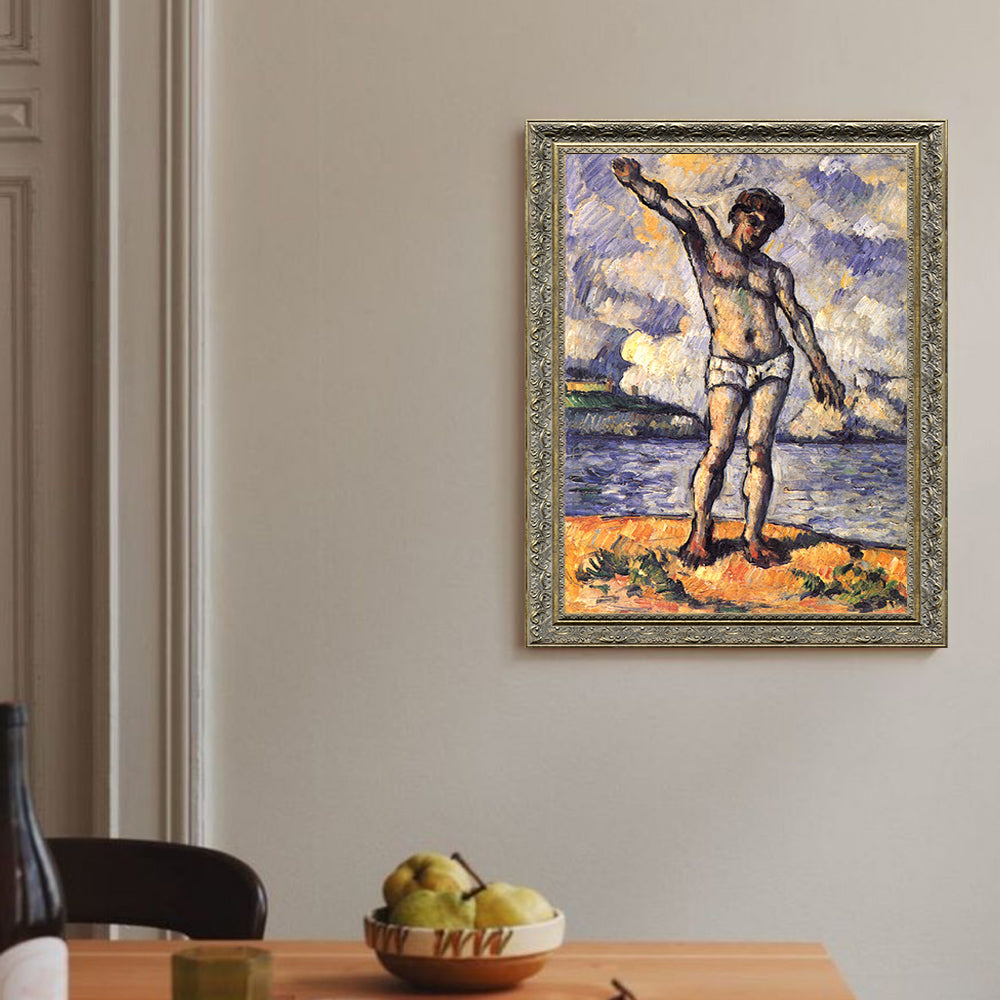 Bather with Outstretched Arms By Paul Cézanne