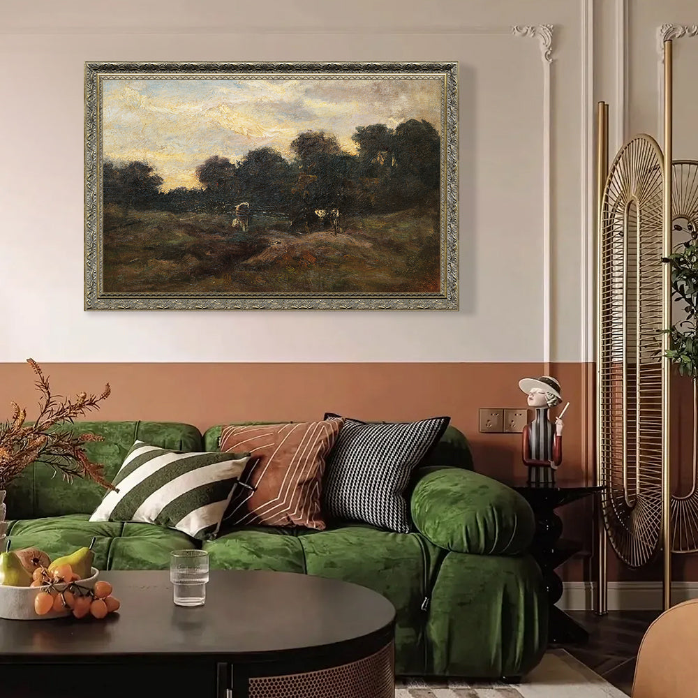 Cows In The Meadow By Vincent Van Gogh