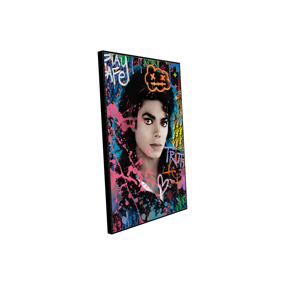 Pop Art Legend "Micheal Jackson" Canvas Wall Art