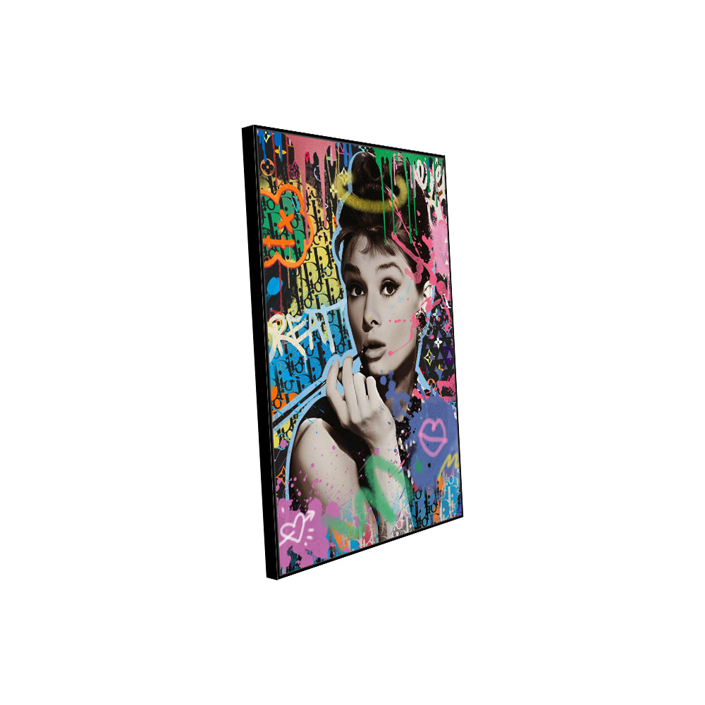 Glamorous Tribute To Elegance Canvas Wall Art