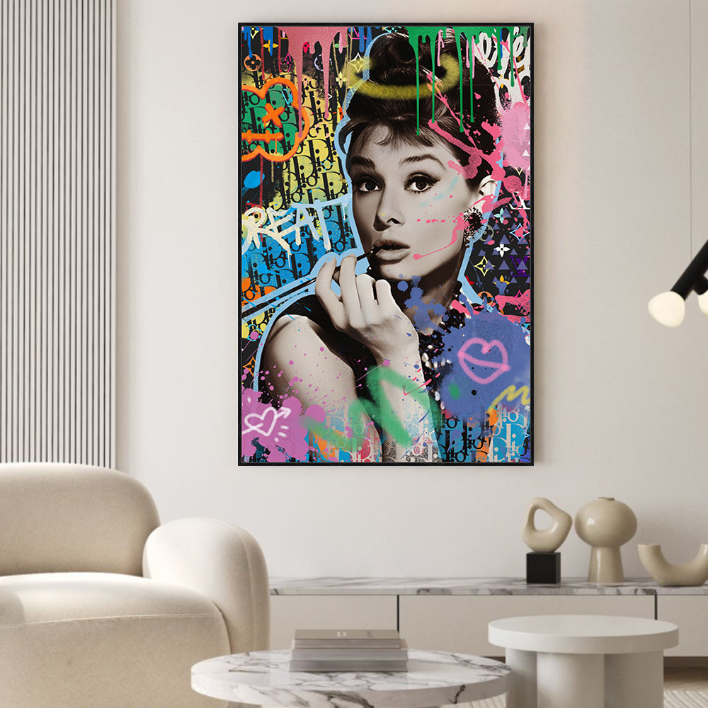 Glamorous Tribute To Elegance Canvas Wall Art