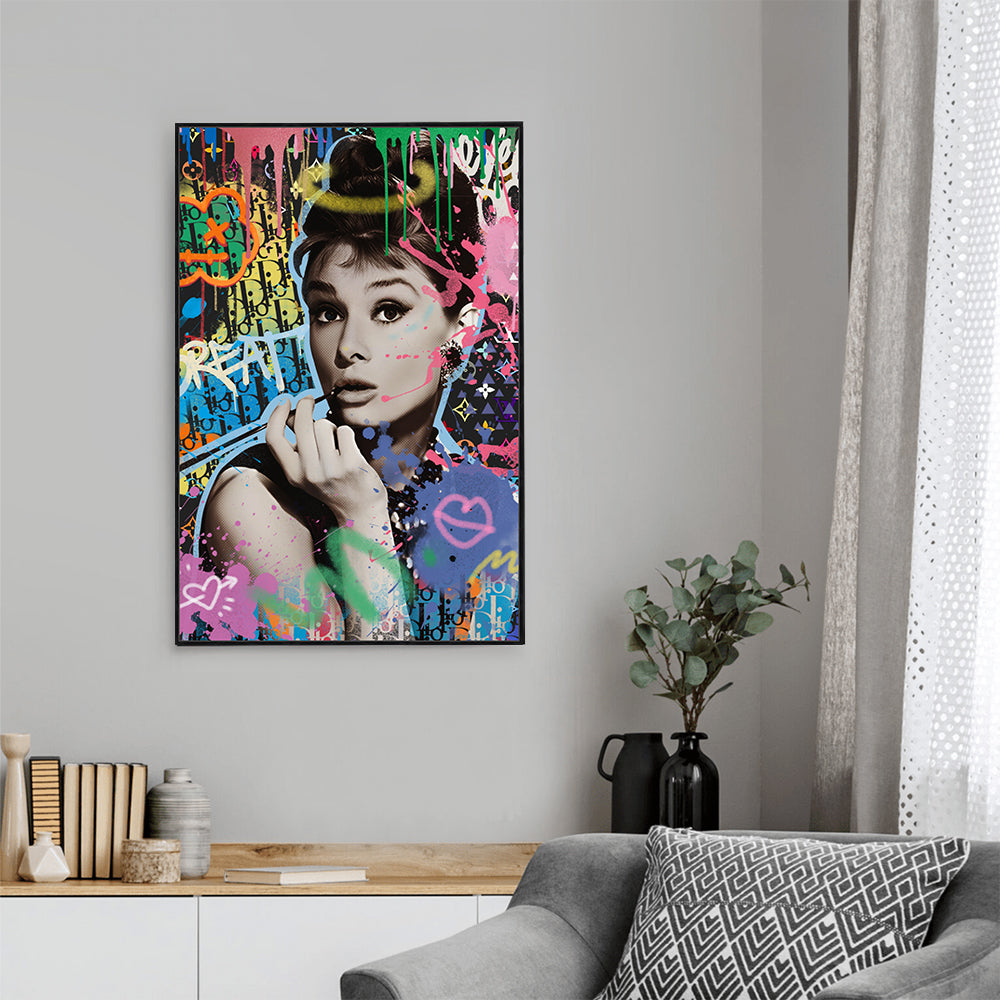 Glamorous Tribute To Elegance Canvas Wall Art