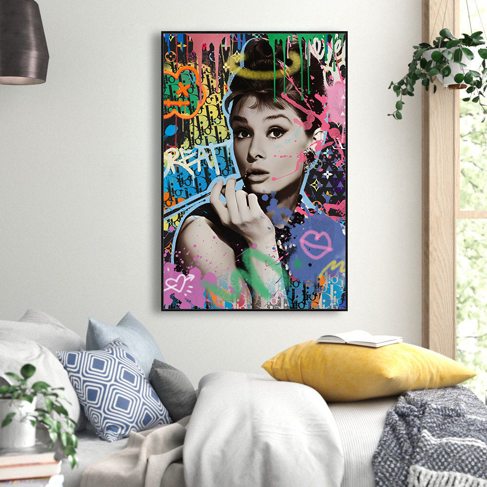 Glamorous Tribute To Elegance Canvas Wall Art