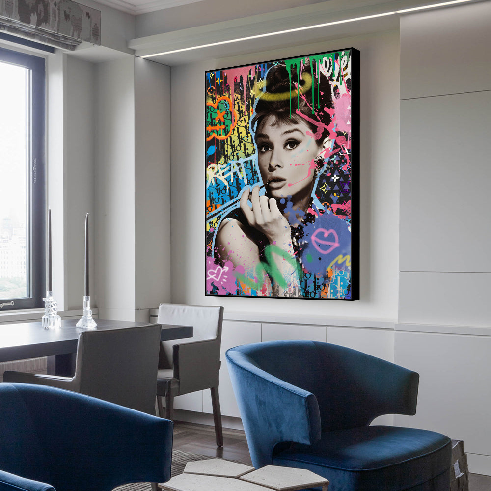 Glamorous Tribute To Elegance Canvas Wall Art