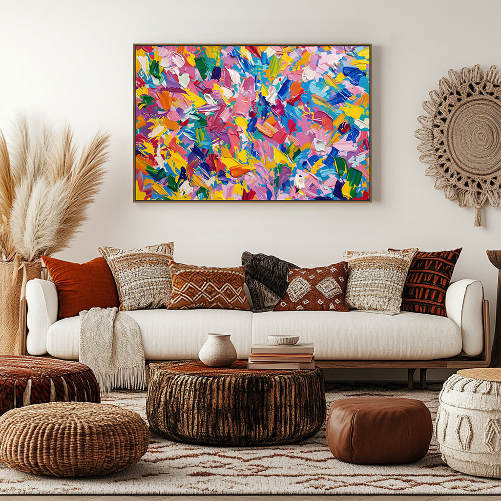 Vivid Energy - Multicolor Canvas Wall Art