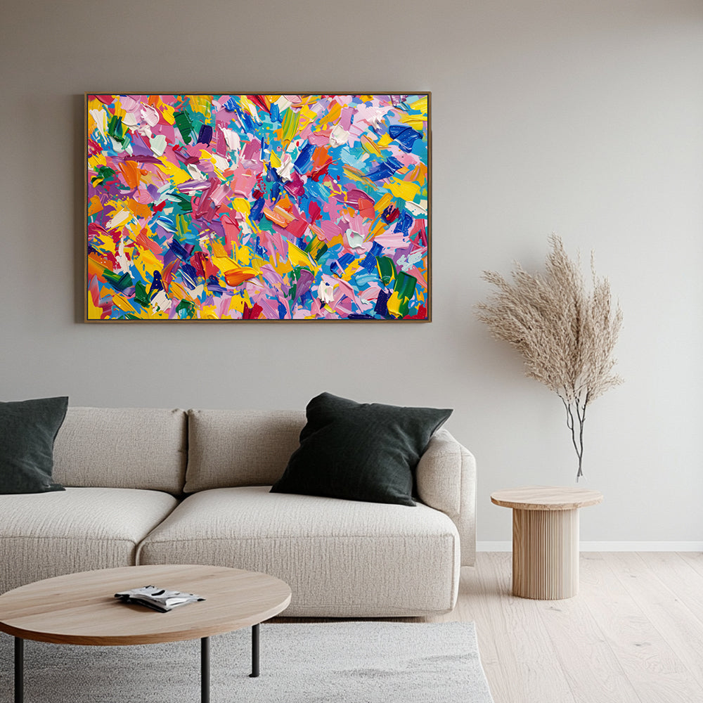 Vivid Energy - Multicolor Canvas Wall Art