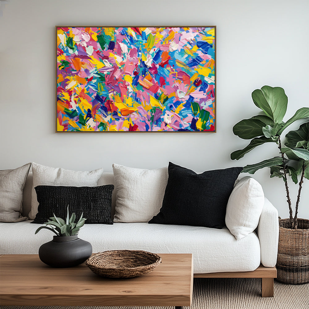 Vibrant Abstract Canvas Wall Art