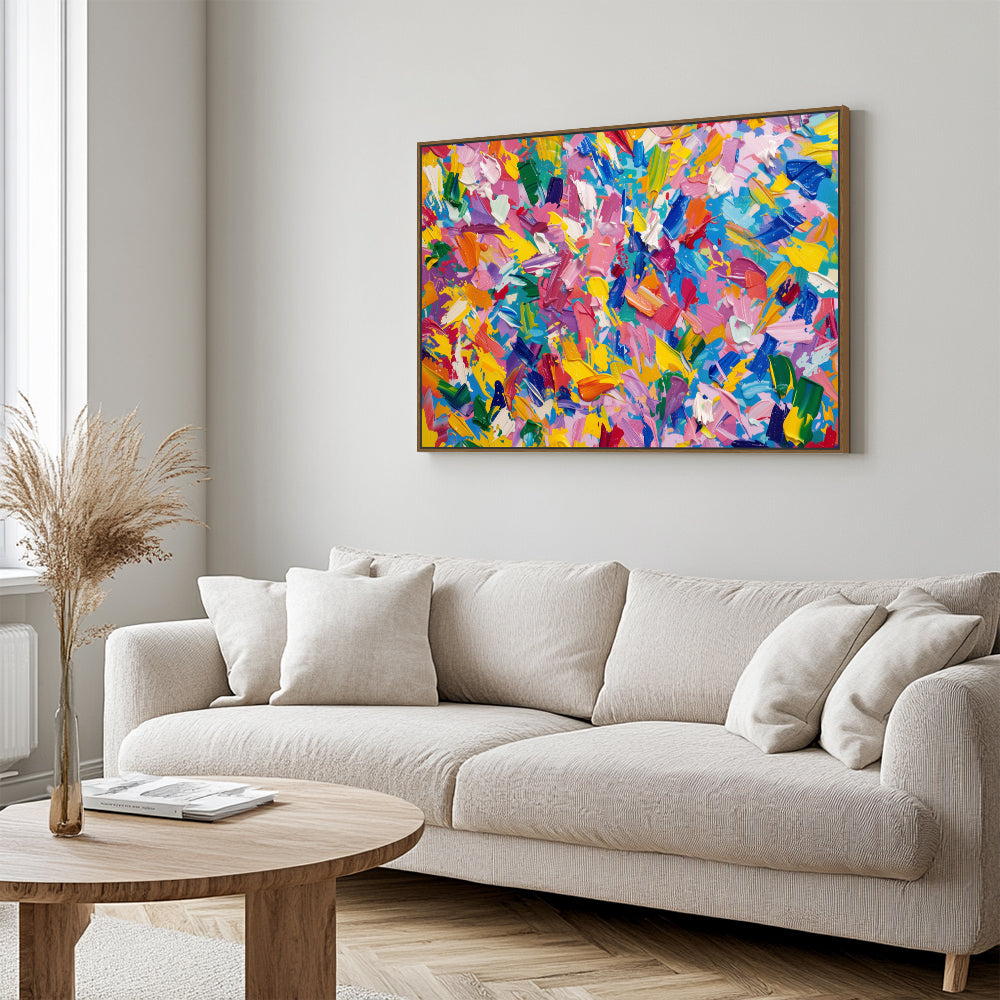 Vivid Energy - Multicolor Canvas Wall Art