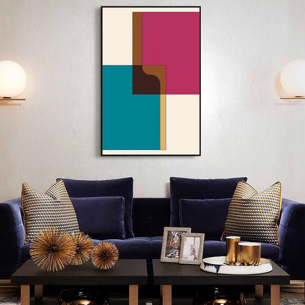 Bold Geometric Canvas Wall Art