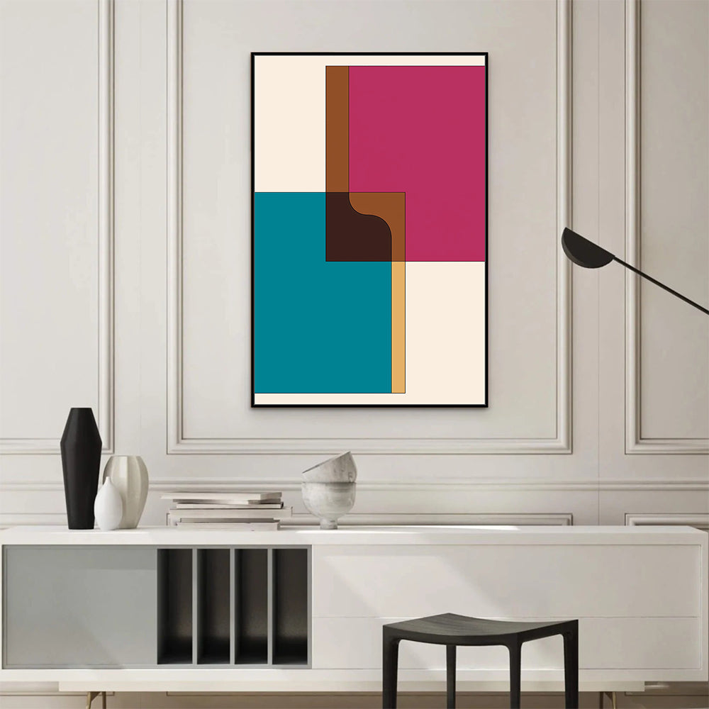 Bold Geometric Canvas Wall Art