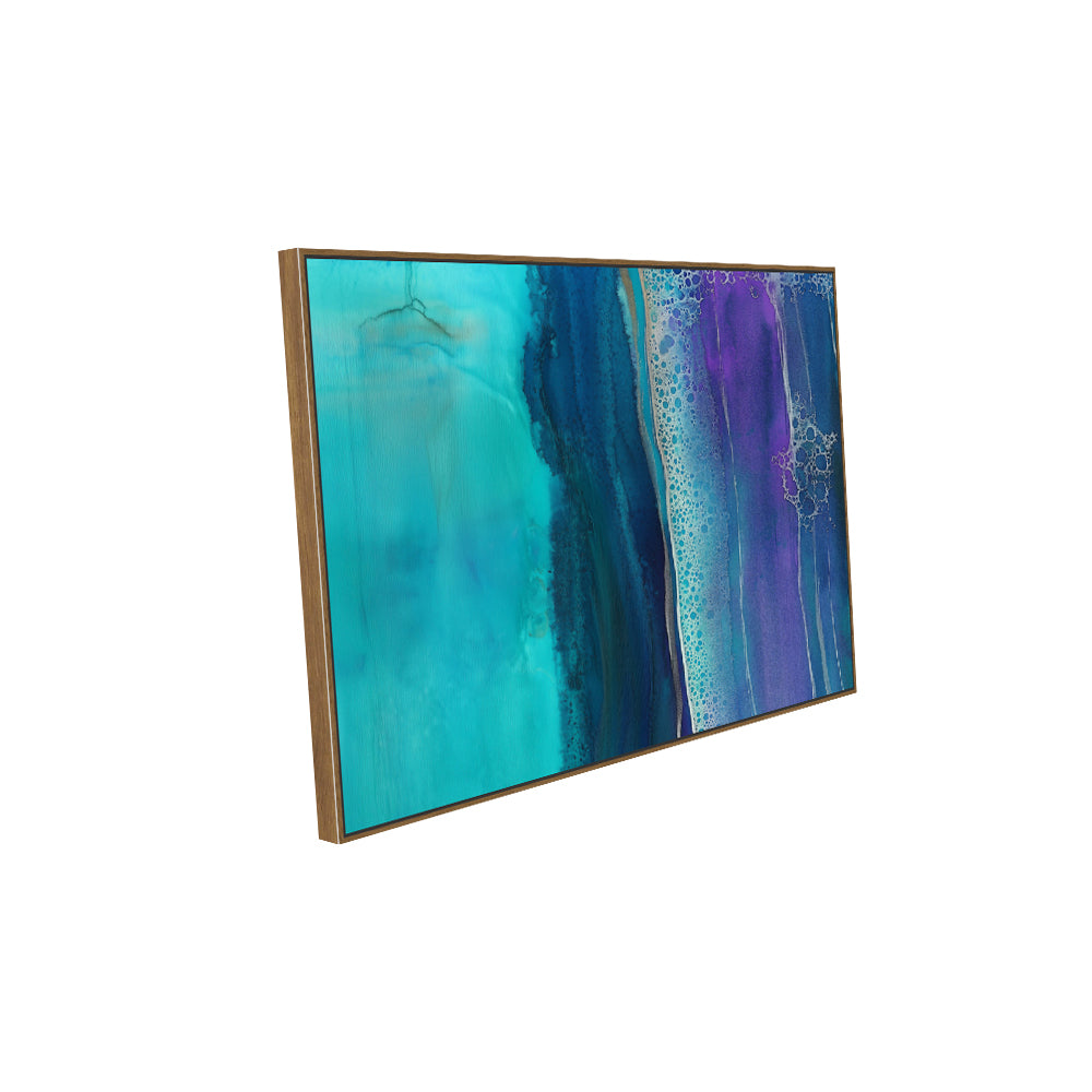 Abstract Ocean Hues Canvas Wall Art