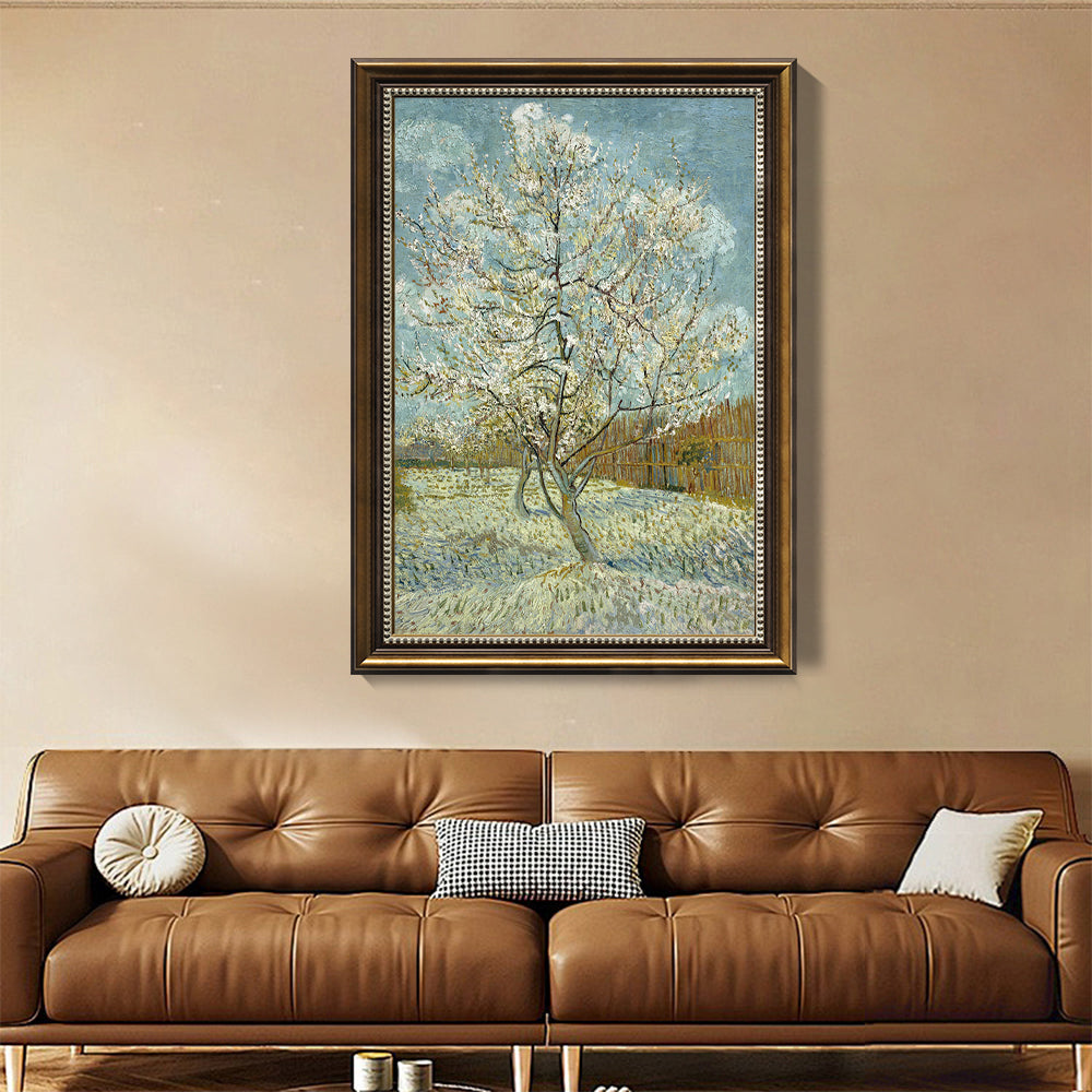 Vincent Van Gogh's Pink Peach Tree In Blossom