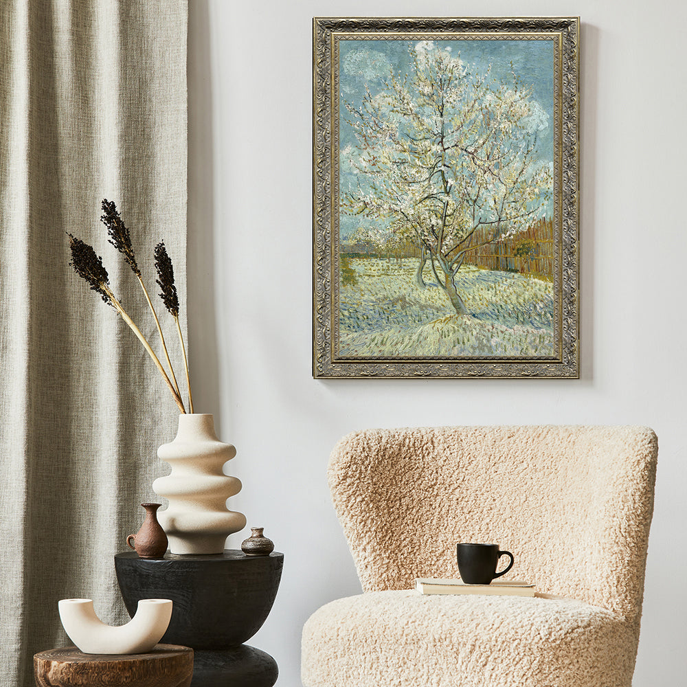 Vincent Van Gogh's Pink Peach Tree In Blossom