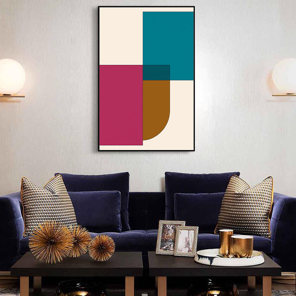 Vibrant Geometric Canvas Wall Art
