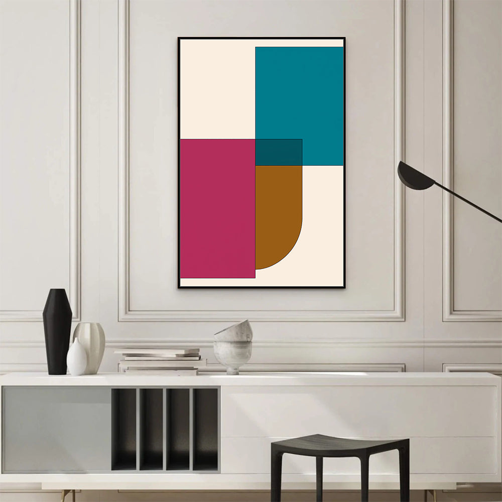 Vibrant Geometric Canvas Wall Art