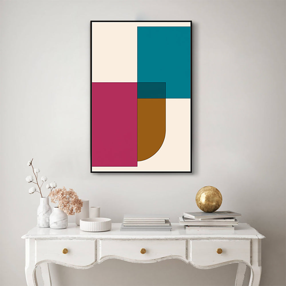 Vibrant Geometric Canvas Wall Art