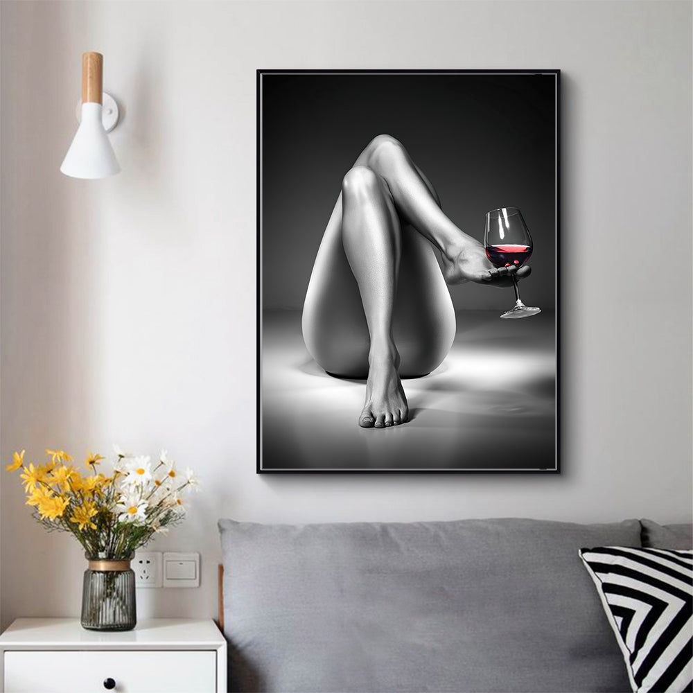 Black And White Elegance - Modern Art Canvas Wall Art