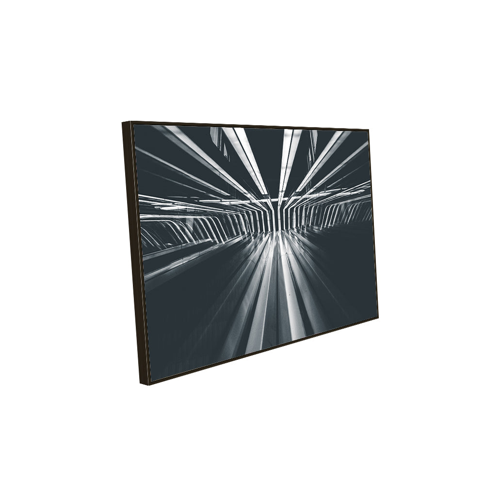 Futuristic Tunnel Canvas Wall Art
