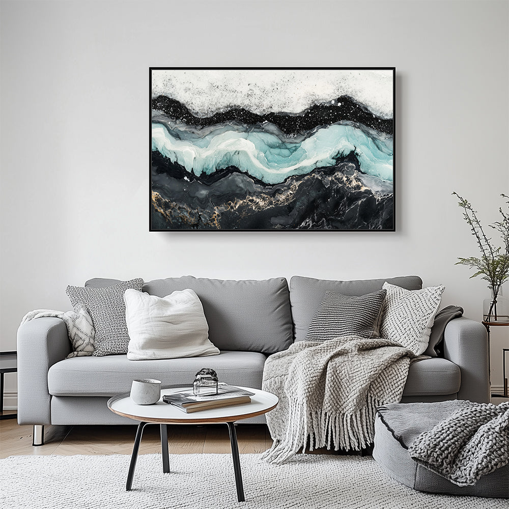 Mystic Tides Canvas Wall Art