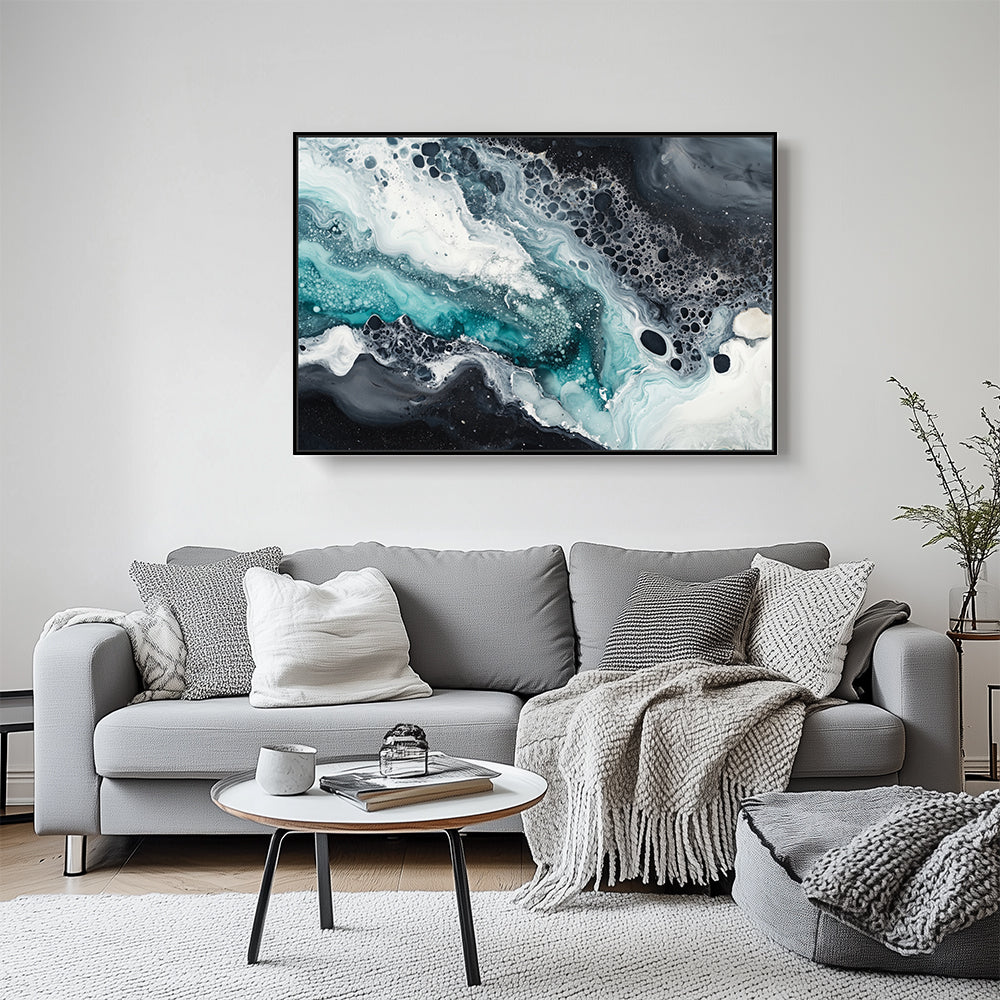 Oceanic Fusion Canvas Wall Art