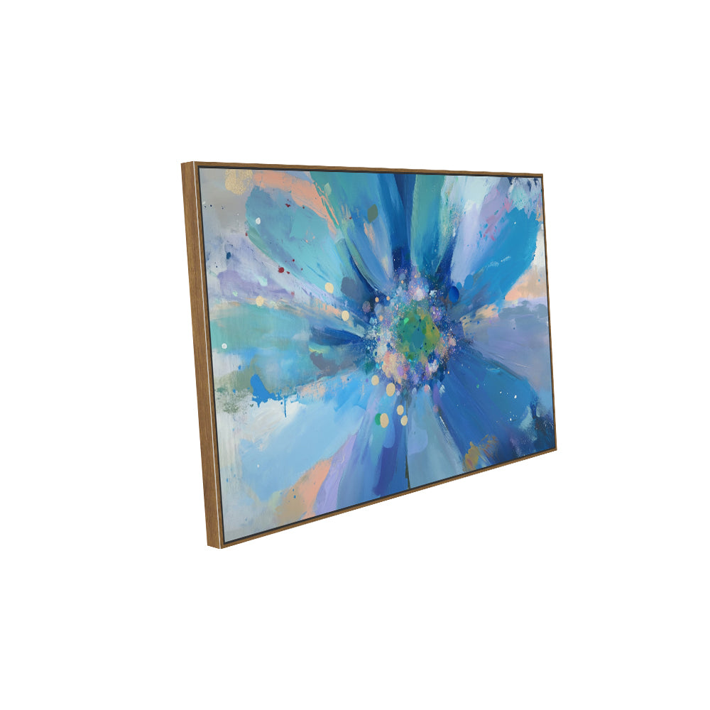 Blue Radiance Canvas Wall Art