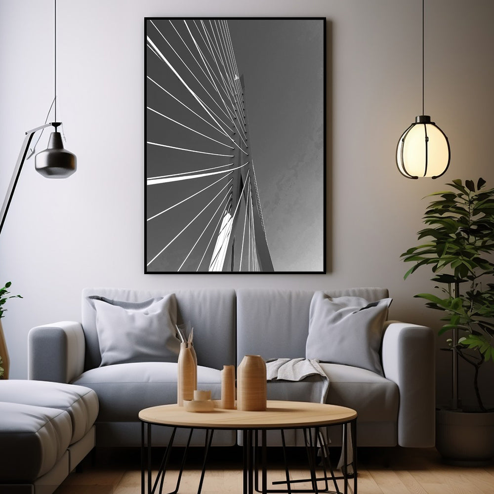 Architectural Radiance Canvas Wall Art