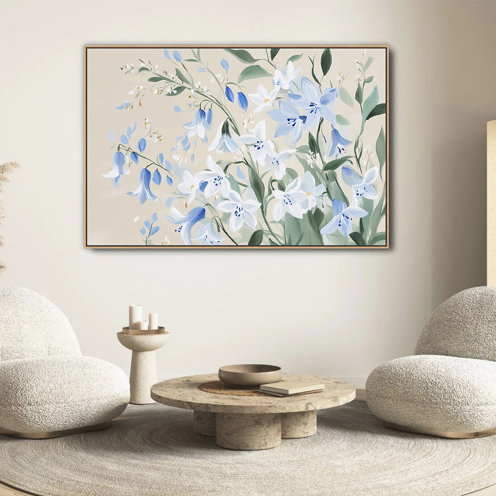 Elegant Floral Canvas Wall Art