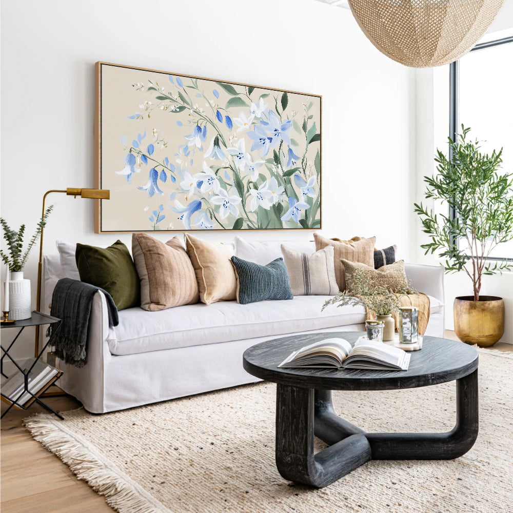 Elegant Floral Canvas Wall Art