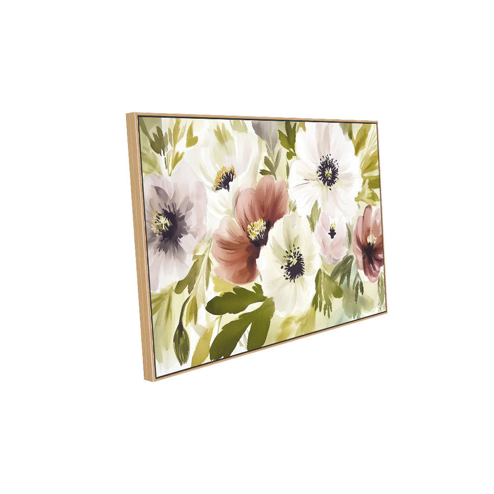 Floral Canvas Wall Art - Elegant and Vibrant