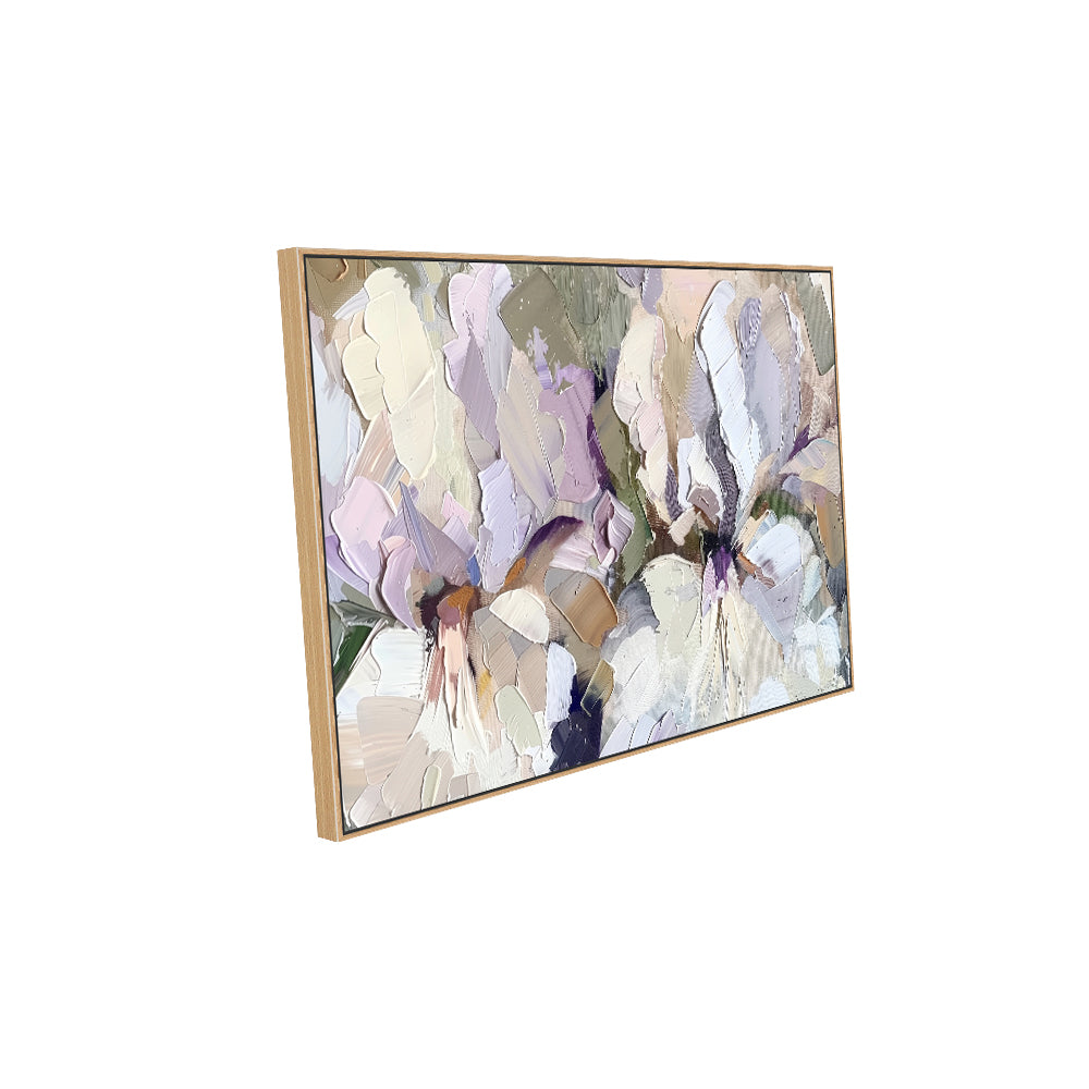 Textured Modern Painting Floral Canvas Wall Art