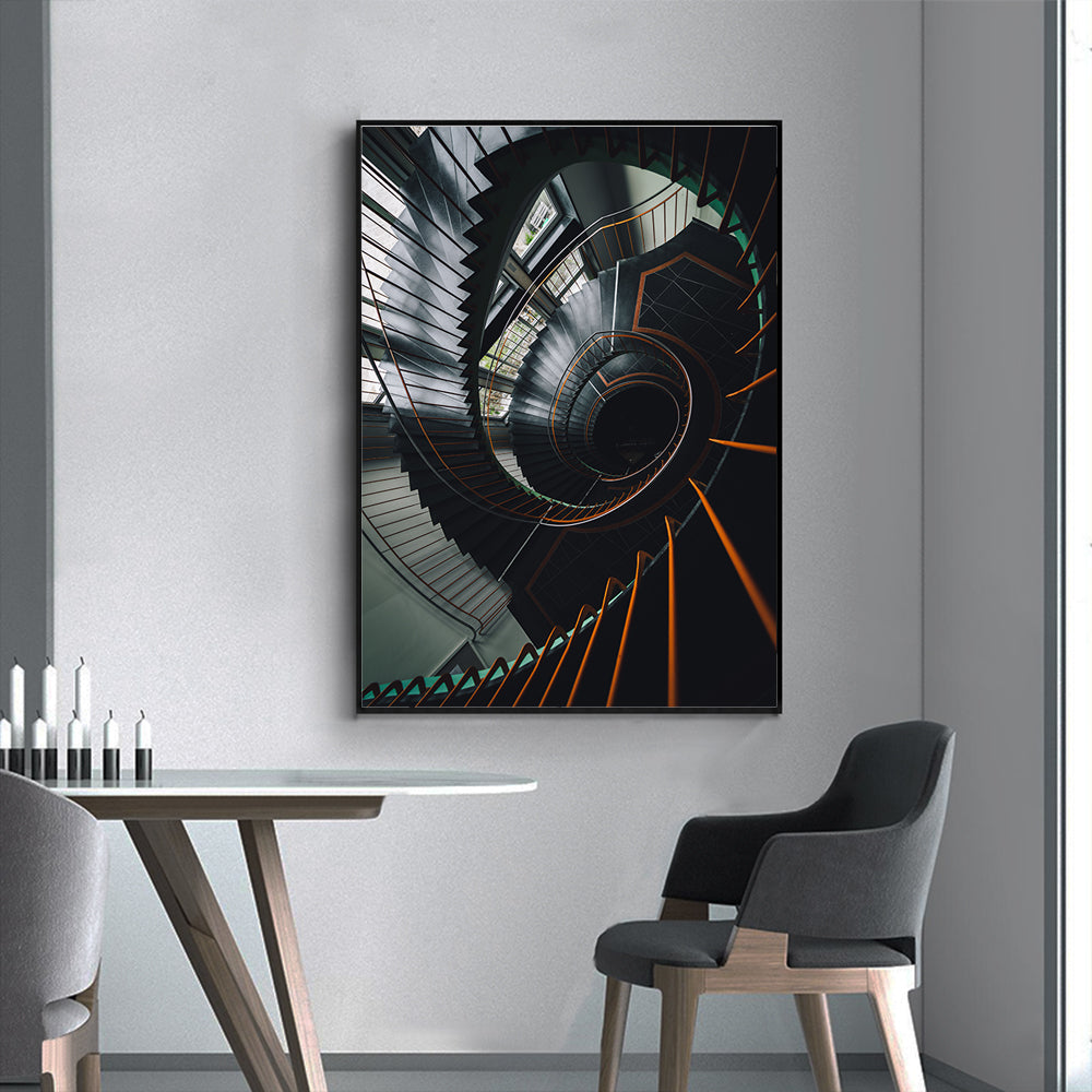 Spiral Perspective Canvas Wall Art