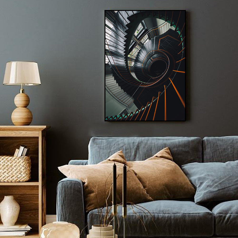 Spiral Perspective Canvas Wall Art
