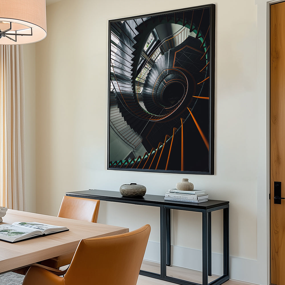 Spiral Perspective Canvas Wall Art