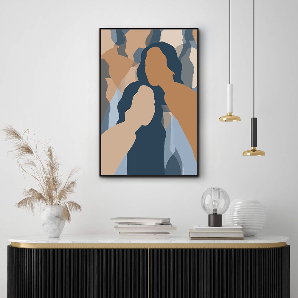 Silhouettes Canvas Wall Art